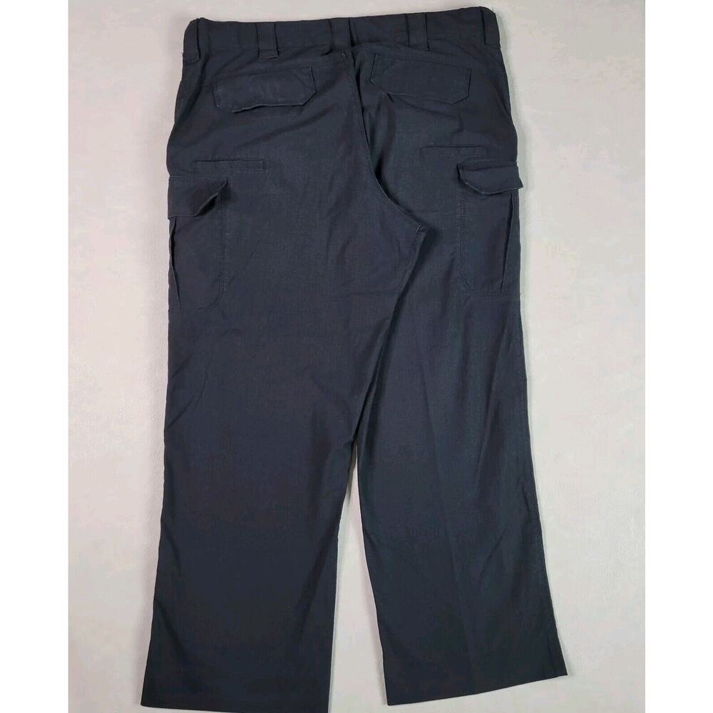 Spiewak Tactical Pants Mens 38×28 Black Utility Outdoor Zip Cargo Ripstop - Picture 9 of 12